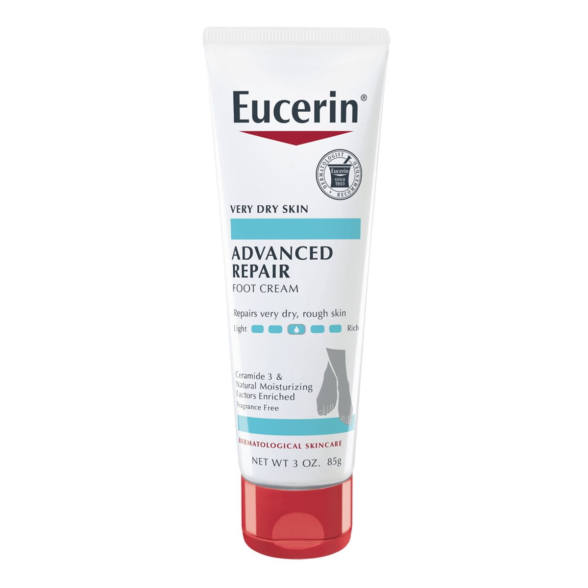 Konflikt lejlighed Skyldig Eucerin Advanced Repair Foot Cream, Unscented Foot Cream