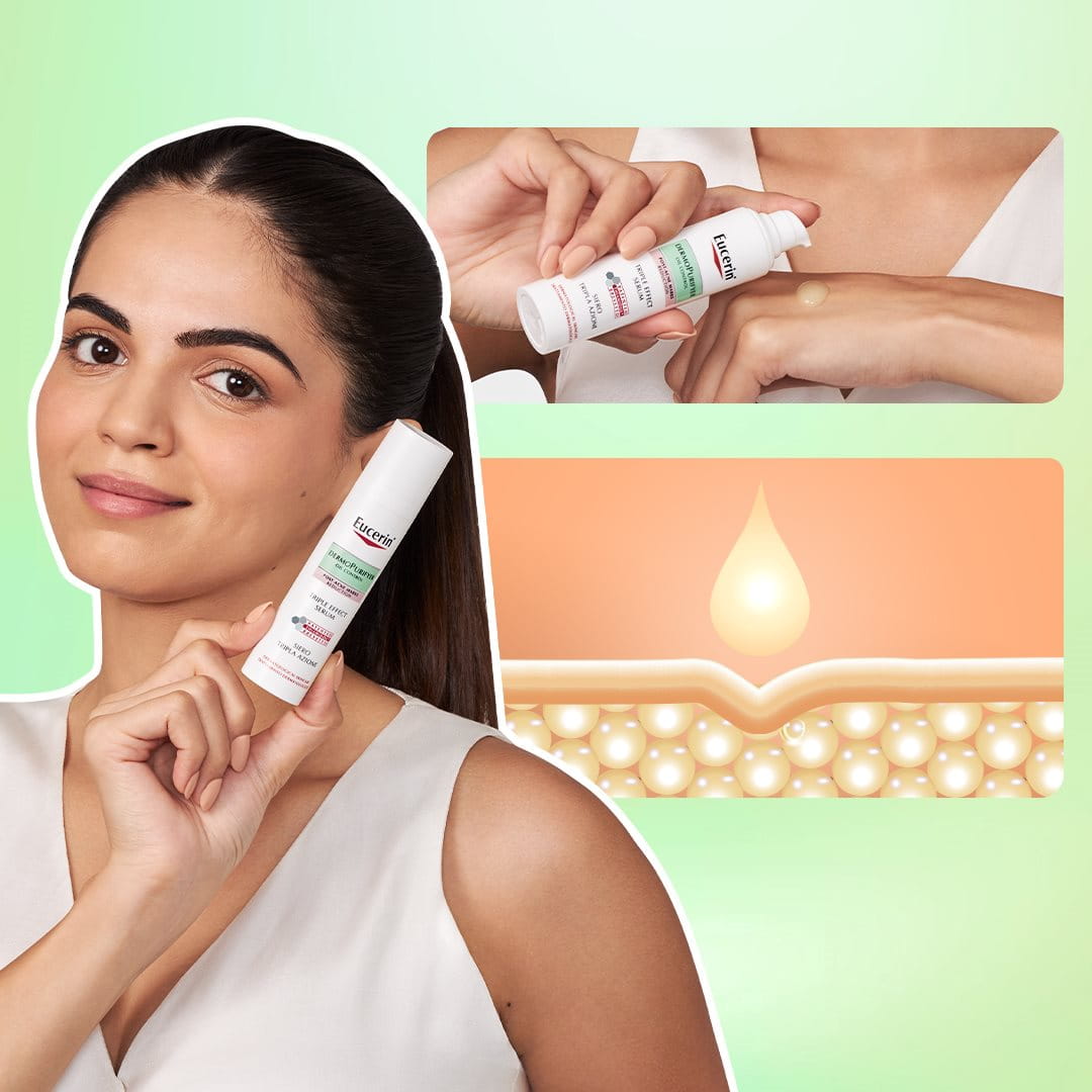 Serum on clogged pores