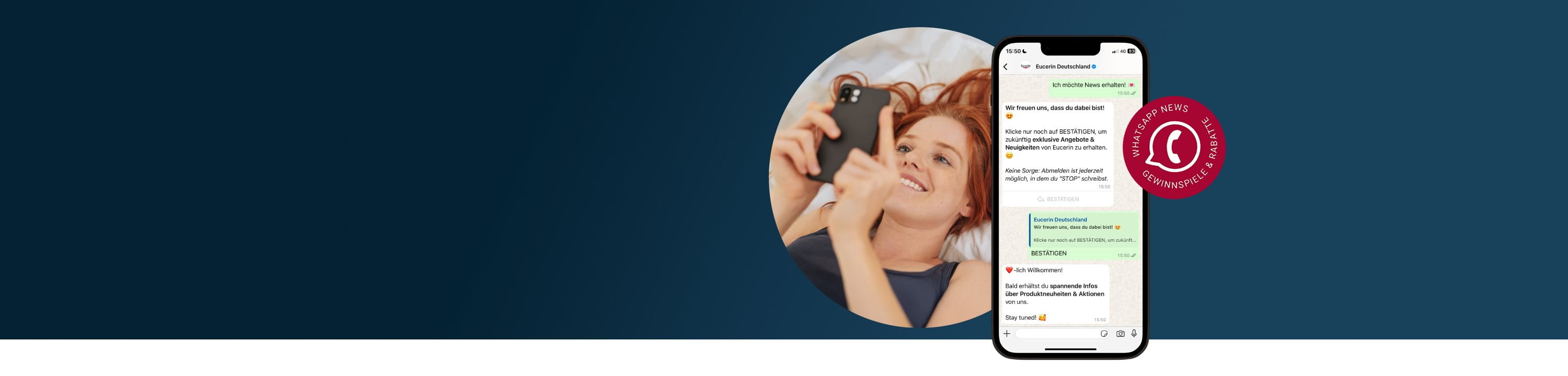 Eucerin Whatsapp Newsletter