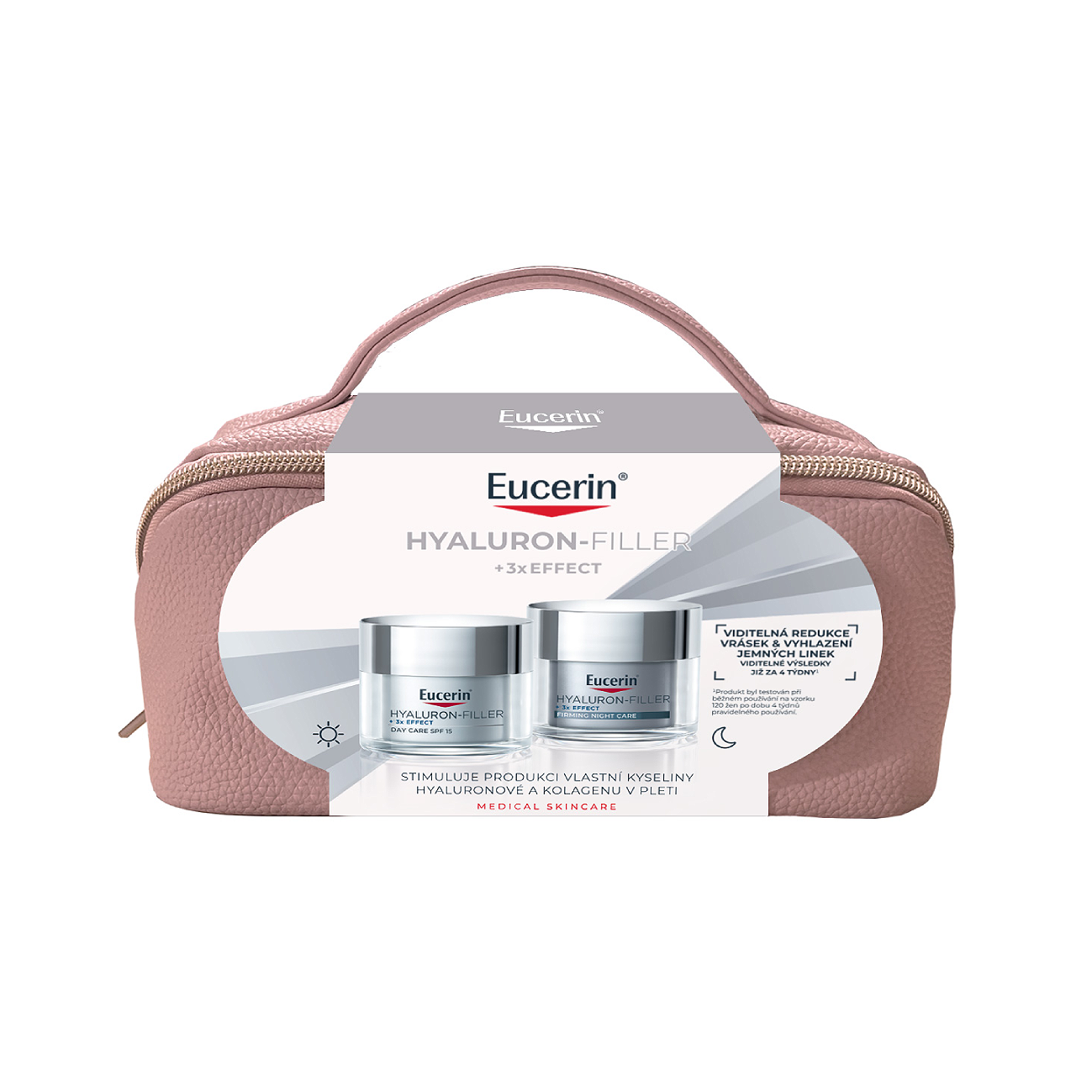 Eucerin vánoční balení 3xEffect Denní a Noční krém