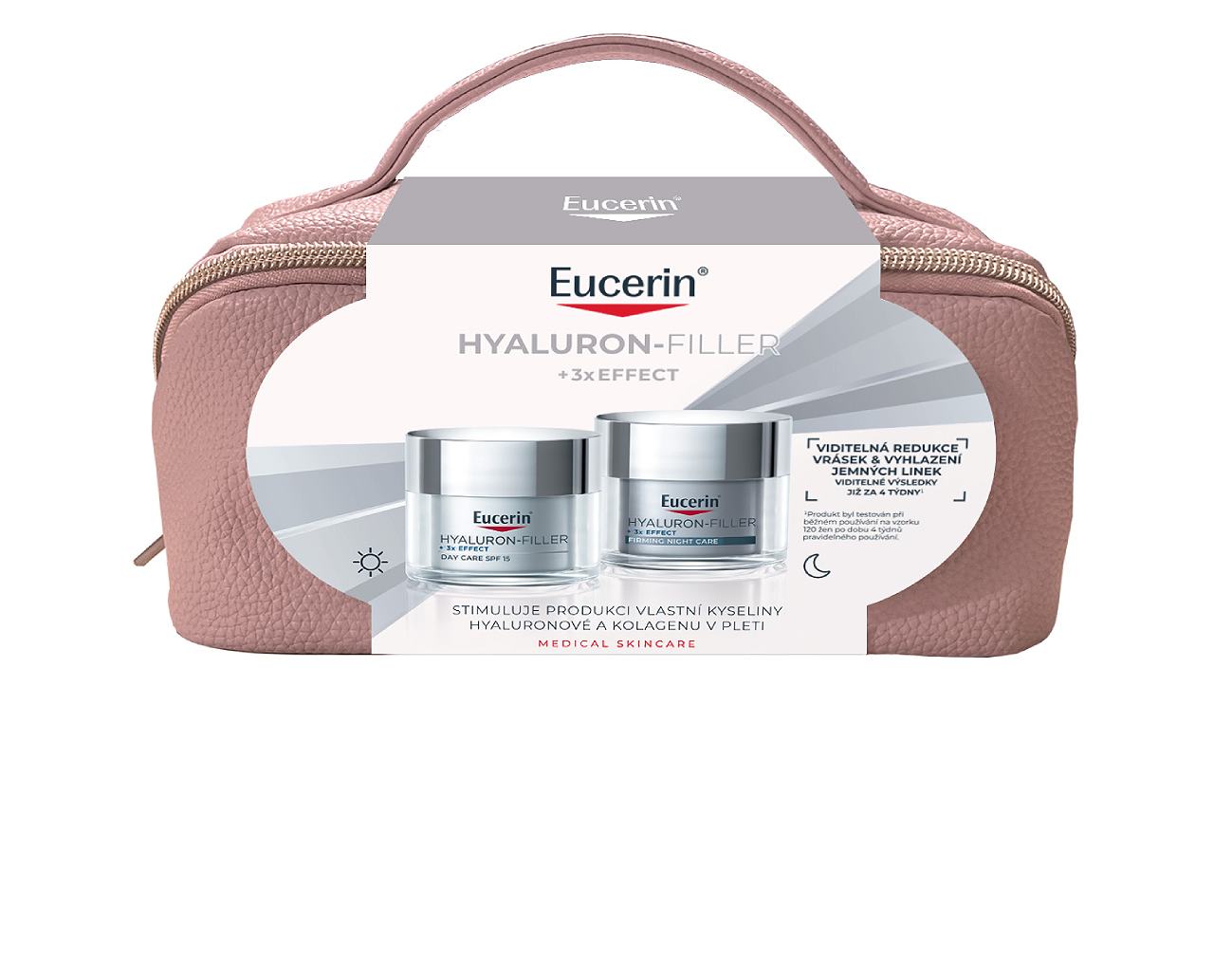 Eucerin vánoční balení 3xEffect Denní a Noční krém