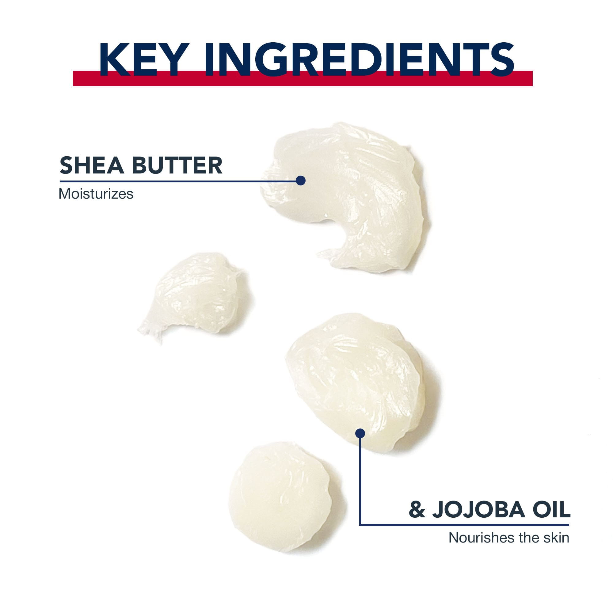 shea butter and jojoba oil used in aquaphor lip