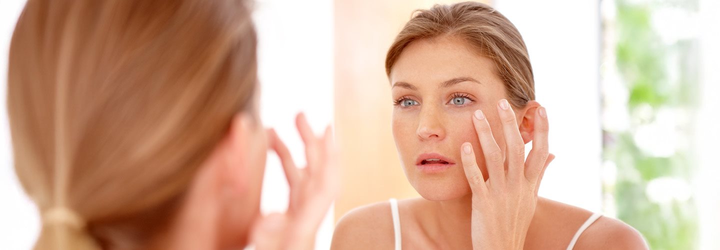 Pleť obličeje se sklony k zarudnutí