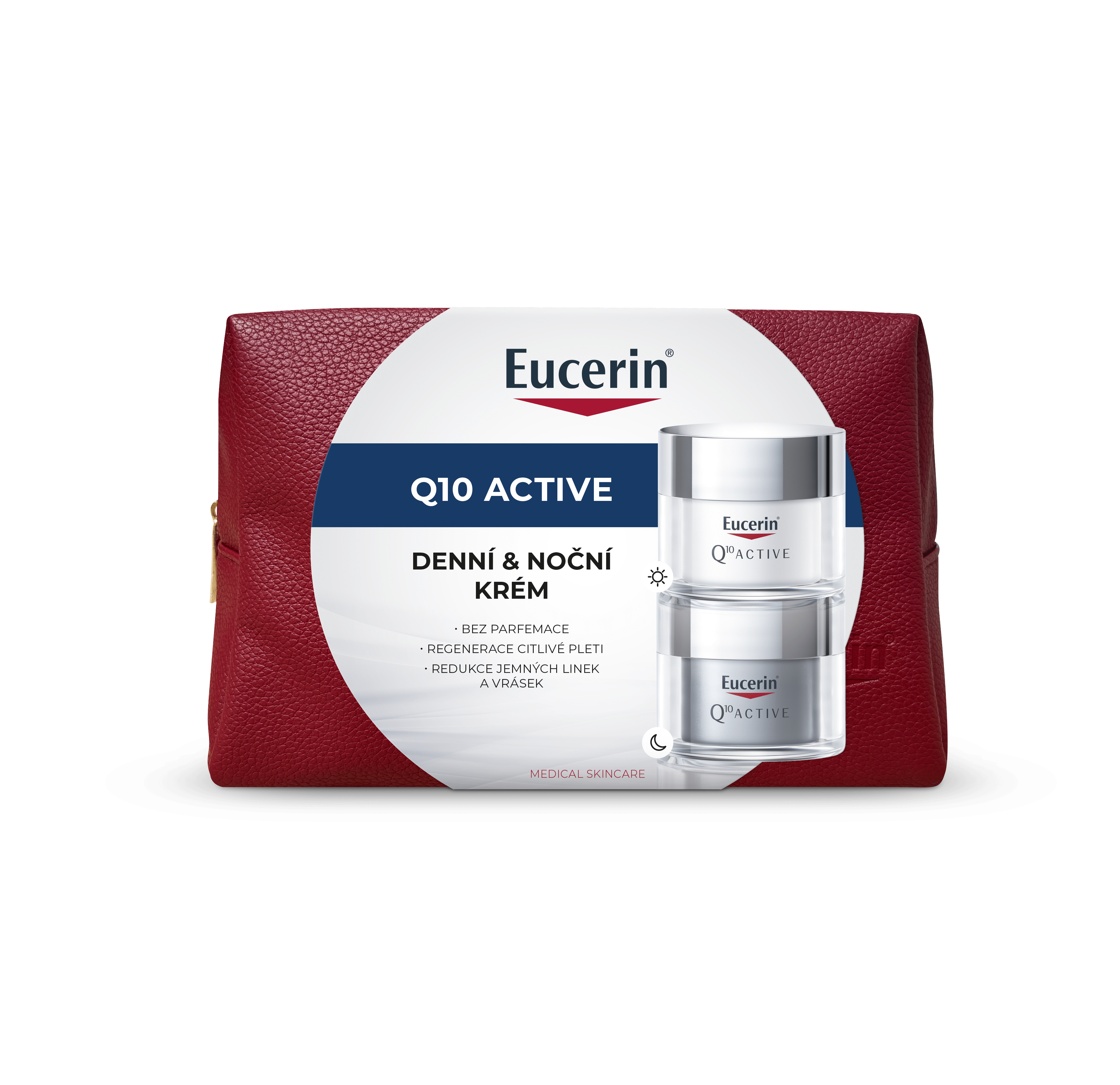 Vánoční balení Q10 Active Denní krém proti vráskám & Noční krém proti vráskám
