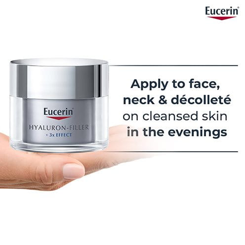 How to Use Eucerin Hyaluron-Filler Night Cream