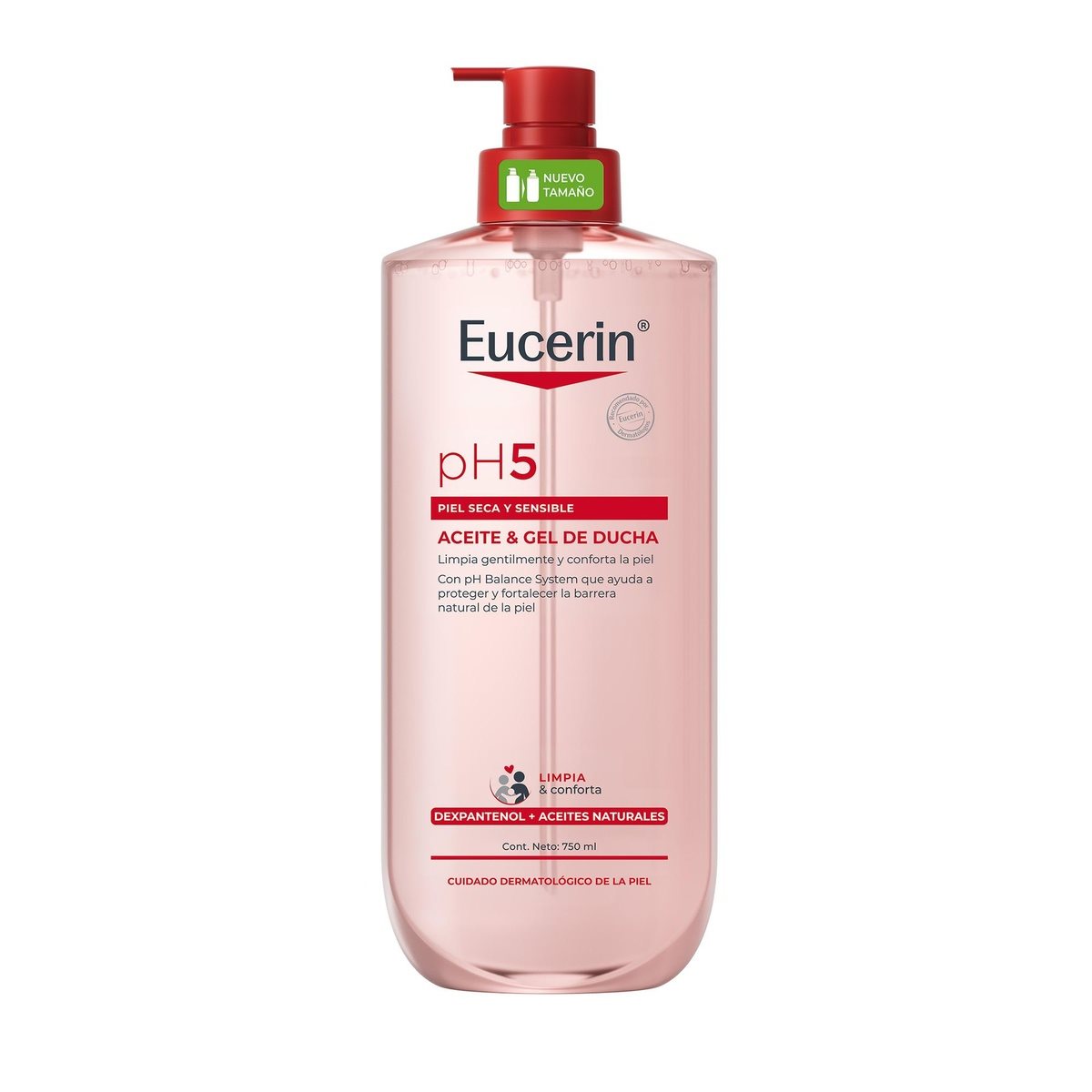 Eucerin Ph5 Gel y Aceite de Ducha 750ml