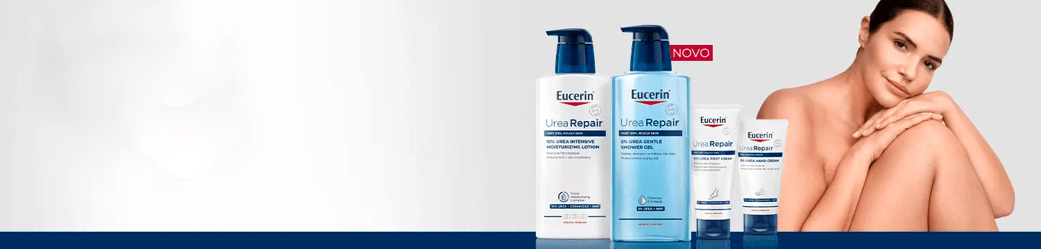 produtos Eucerin para pele seca e sensível
