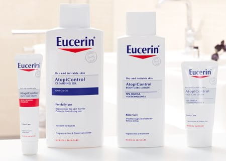 Eucerin AtopiControl products