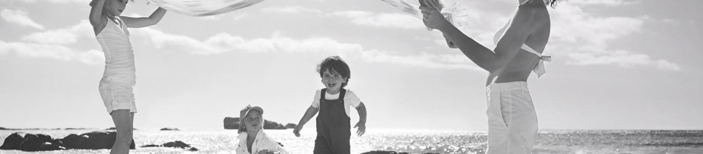 Children playing in the sand