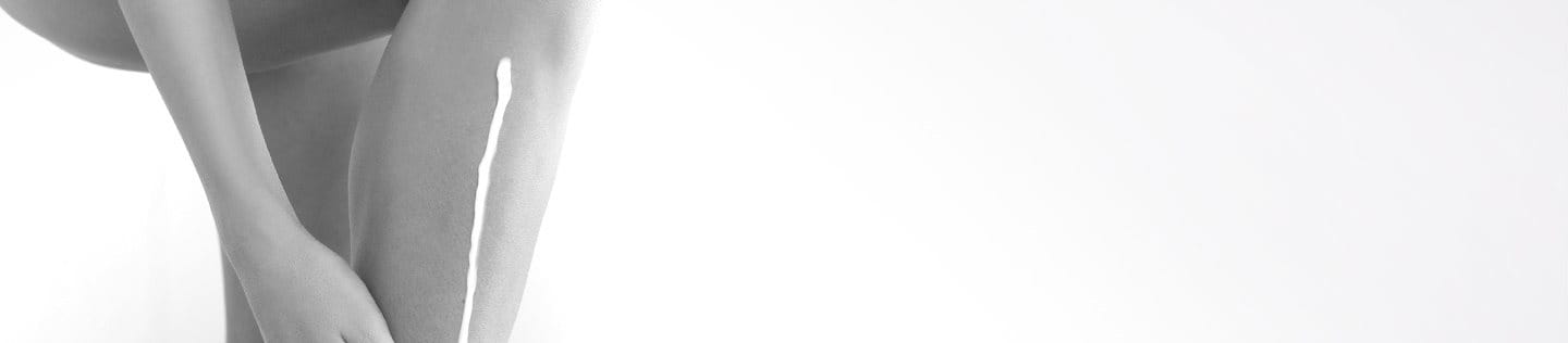 Crème op been smeren