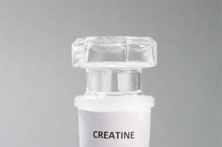 conical flask with Creatine