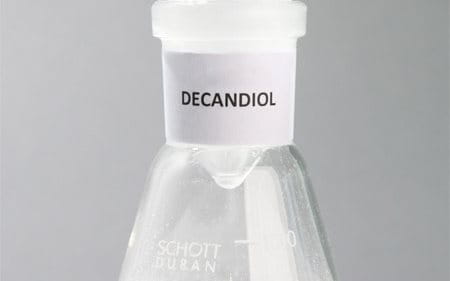 conical flask with Decandiol
