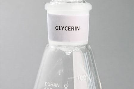 conical flask with Glycerine