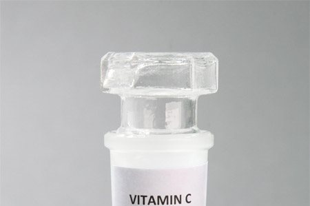 Lahvička s vitamínem C