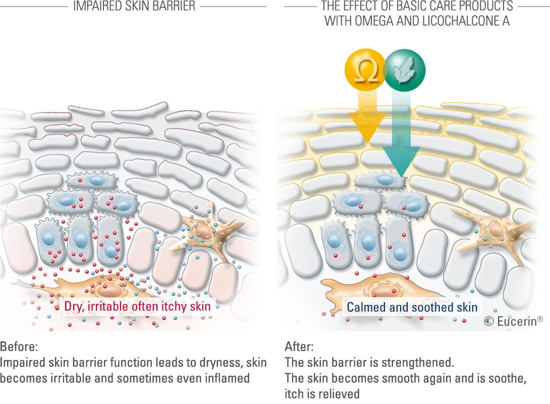 how soothing cream works in skin barrier