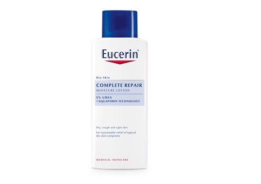 Легкий увлажняющий лосьон для тела для сухой кожи Eucerin Complete Repair для сухой, огрубевшей и шершавой кожи