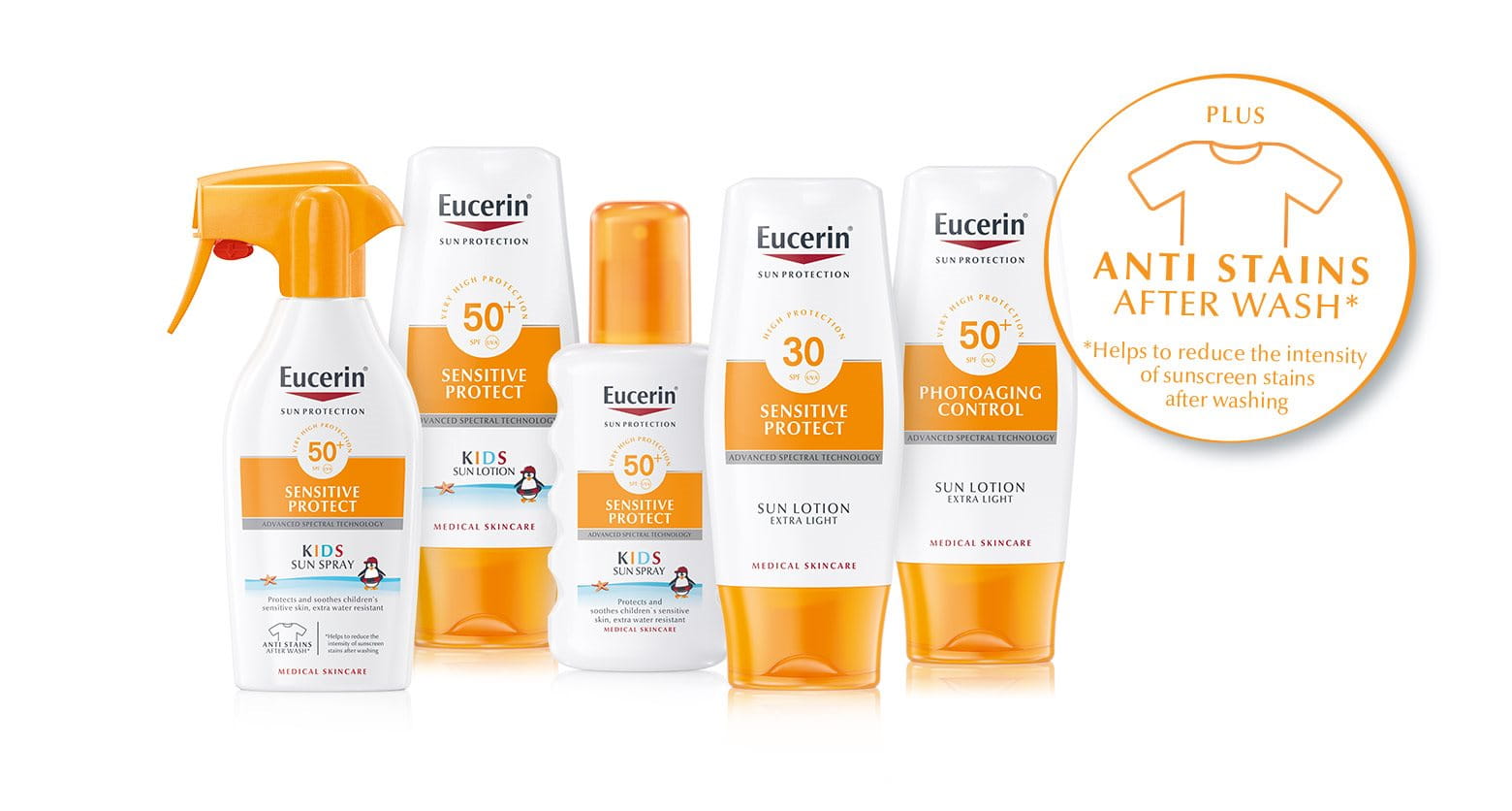 Sunscreen that doesn’t stain clothes from Eucerin