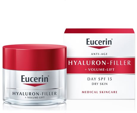 Денний крем для відновлення контуру обличчя для сухої шкіри Eucerin Volume-Filler