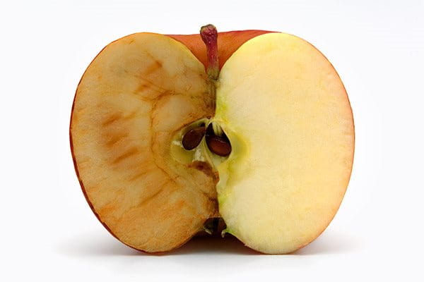 prikaz djelovanja slobodnih radikala na primjeru jabuke