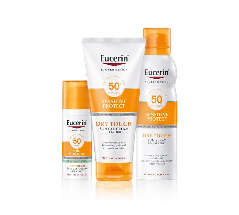 Eucerin Dry Touch non-greasy sunscreens