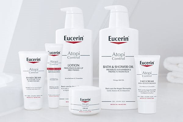 Продуктите Eucerin AtopiControl успокояват атопичната кожа и се грижат за нея 