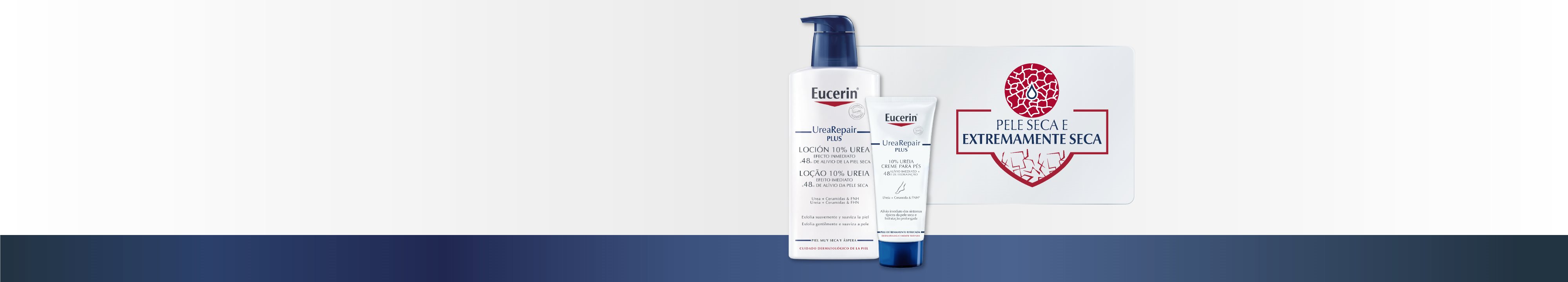 produtos Eucerin para pele seca e sensível