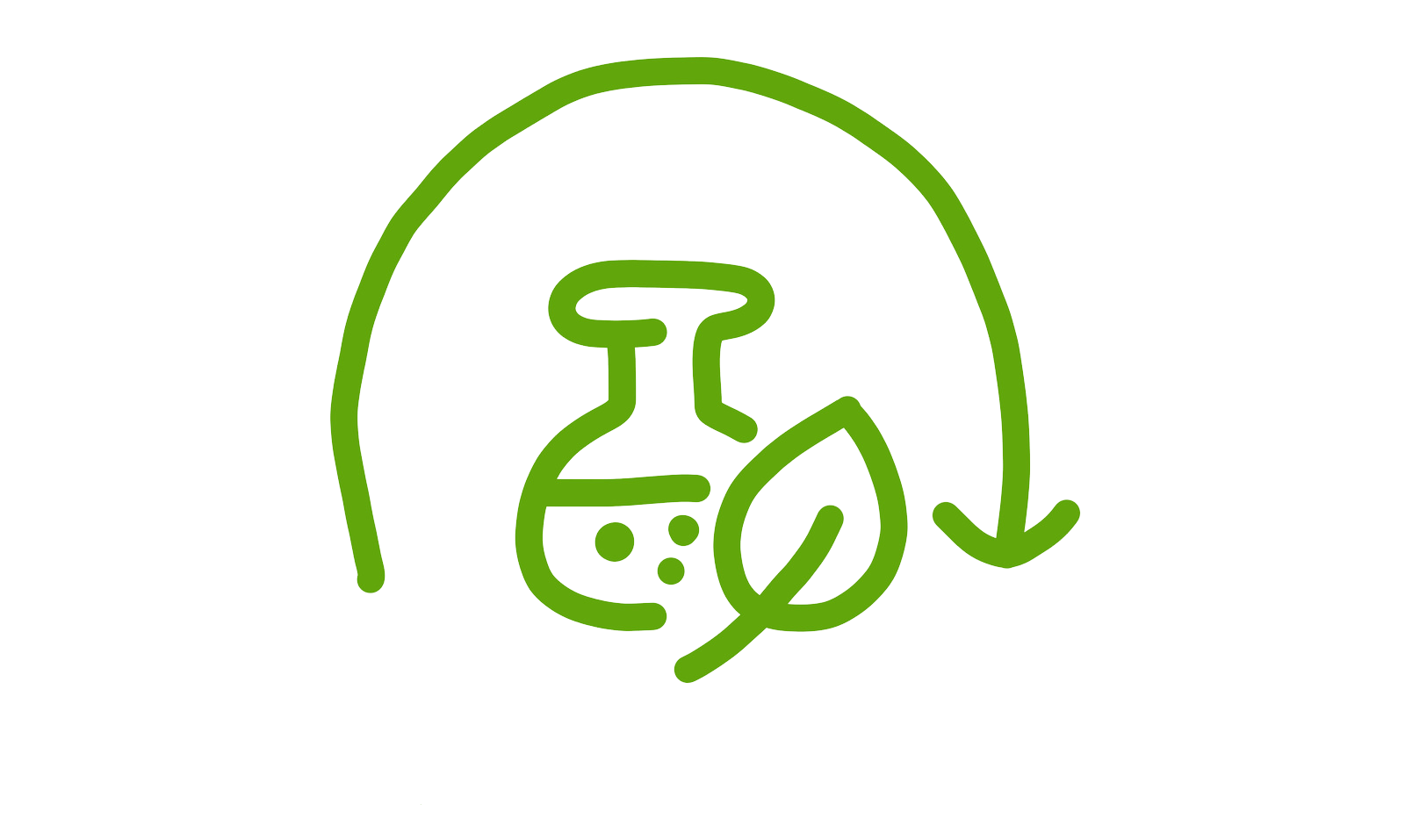 Une icône illustrée montre une flèche qui forme un demi-cercle.