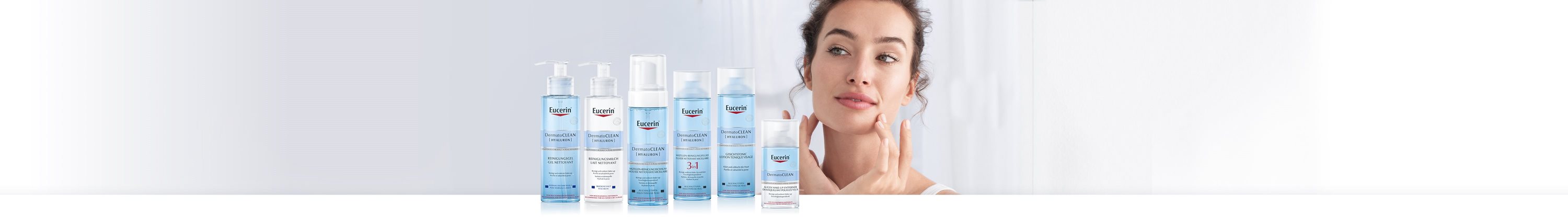 Nettoyage visage hydratant d'Eucerin