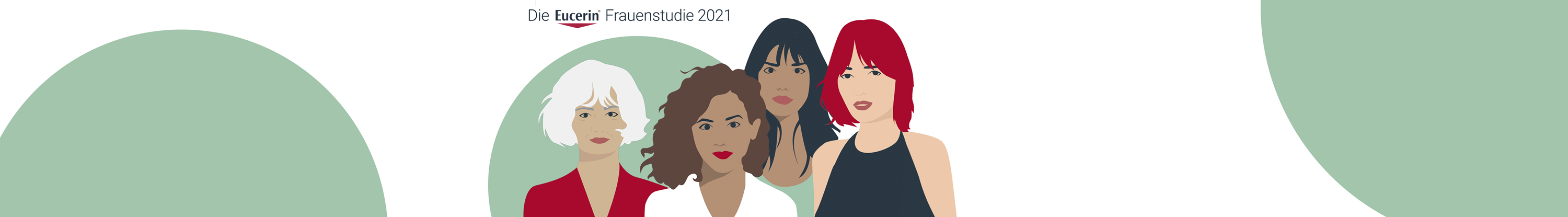 Illustration von Frauen zur Eucerin Frauenstudie 2021