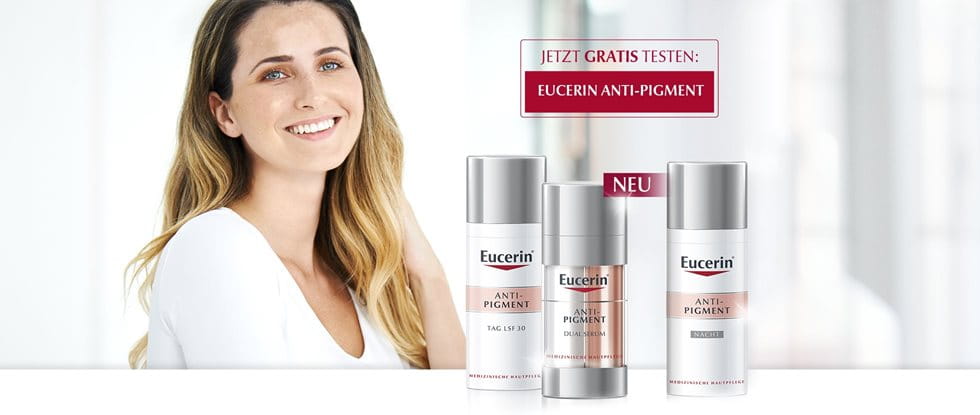 Jetzt gratis testen: Eucerin Anti-Pigment