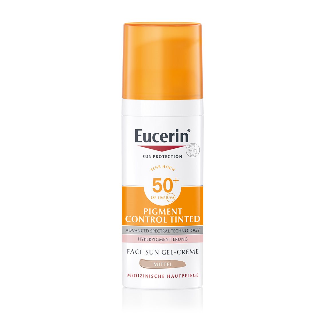 Eucerin Pigment Control Tinted Face Sun Gel-Creme LSF50+ Mittel