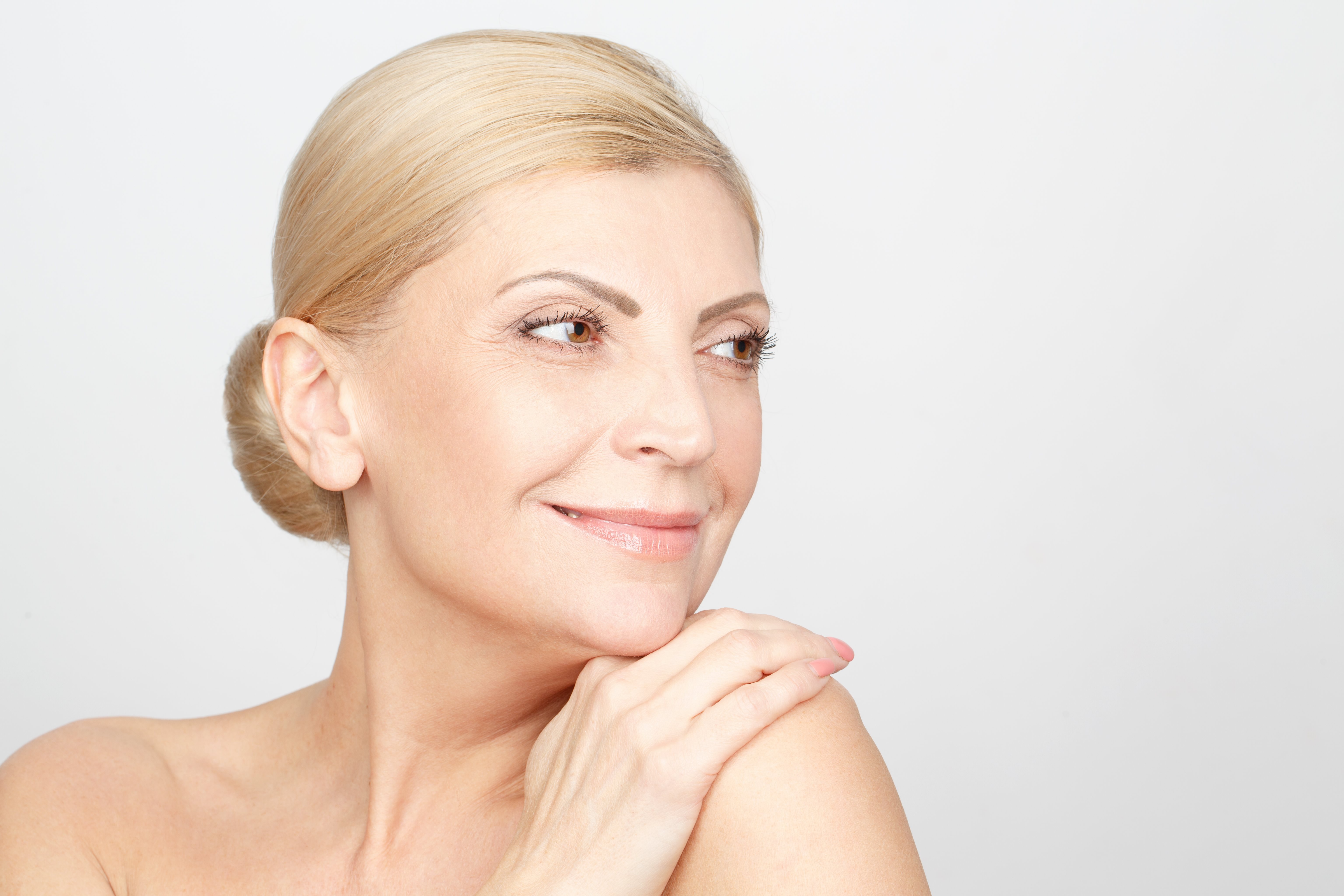 Nahaufnahme einer Frau mittleren Alters