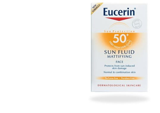 Eucerin Sun Fluid Mattifying SK 50+ -aurinkovoide