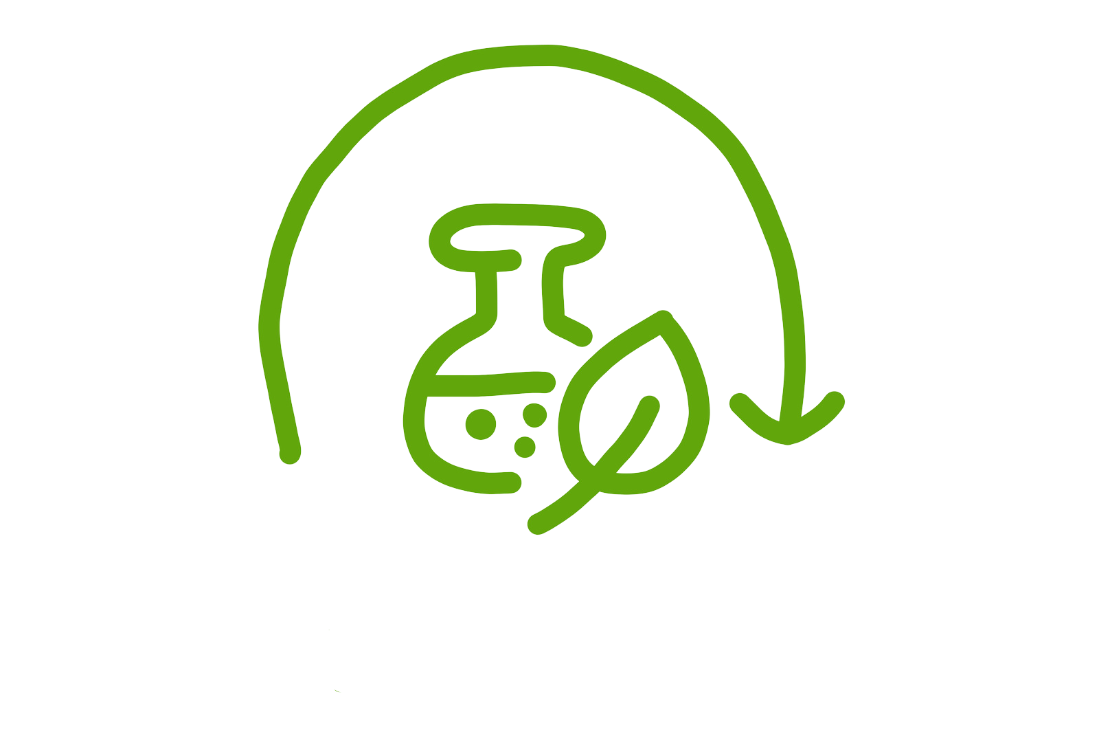 Une icône illustrée montre une flèche qui forme un demi-cercle autour des mots "All Clean", apparaissant à côté d