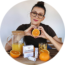 Lucija Gorički s Eucerin Vitamin C njegom