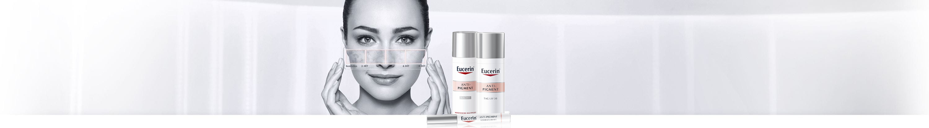 Az Eucerin hiperpigmentációt csökkentő termékek halványítják a sötét foltokat