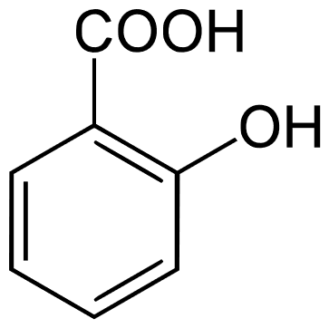 acido salicilico molecola