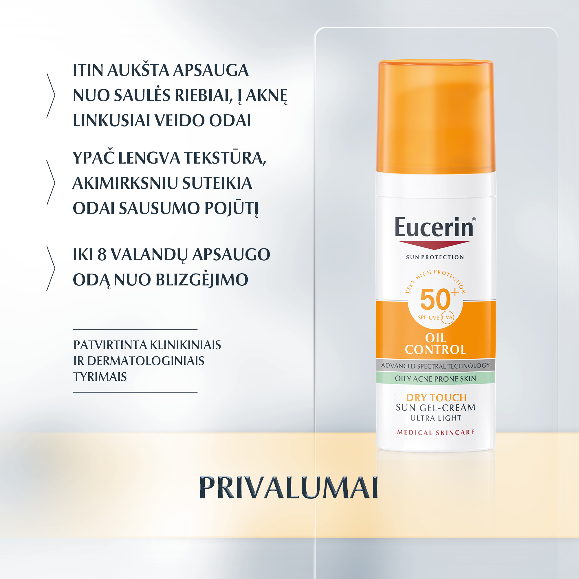 eucerin oil control 50 oily acne prone skin