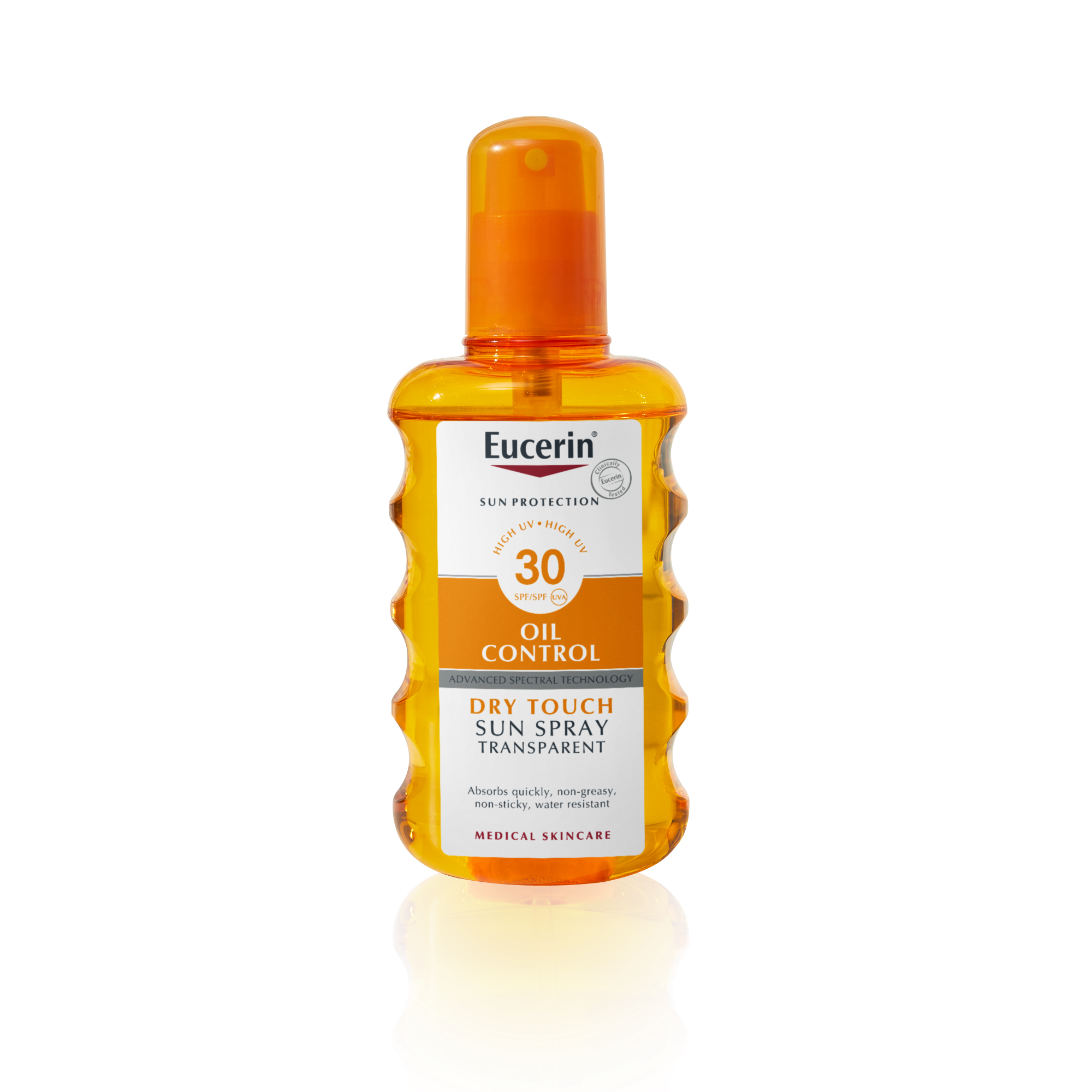 Eucerin Sun Spray Transparent Sensitive Protect SPF 30 sauļošanās aizsargaerosols jutīgai ādai