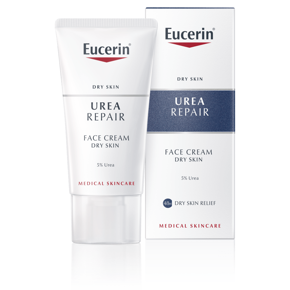 Eucerin ādu izlīdzinošs sejas krēms ar 5% Urea