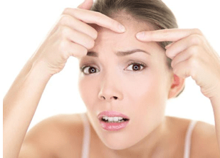 Eucerin article danger on popping pimple