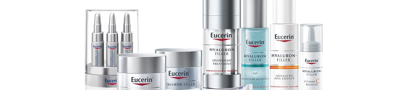 Eucerin Hyaluron Filler Range banner