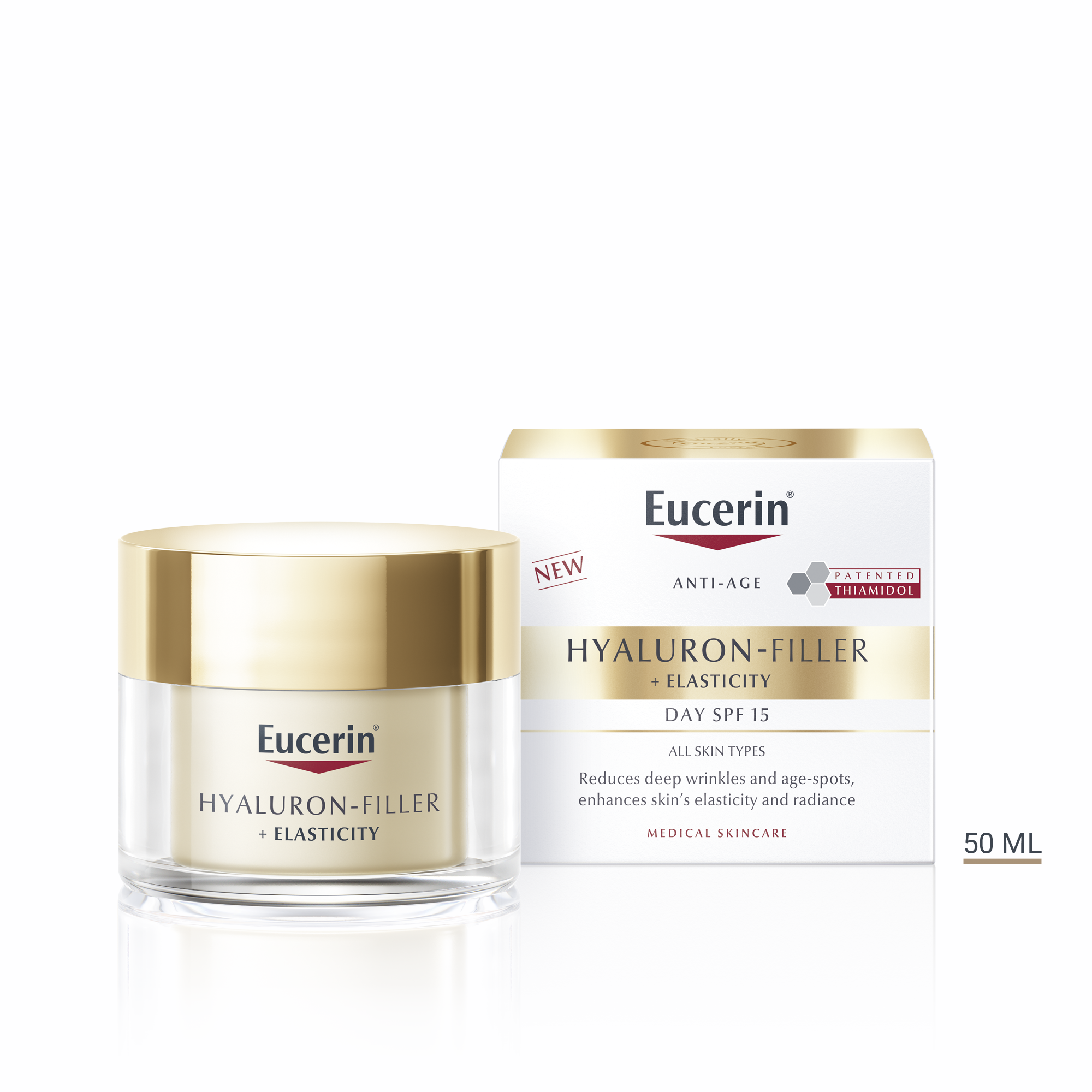 HyaluronFiller+Elasticity Creme Dia Pele Madura Eucerin