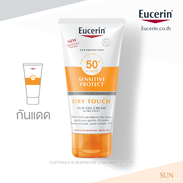 EUCERIN SUN BODY SENSITIVE PROTECT DRY TOUCH SPF 50+ PA++++ 