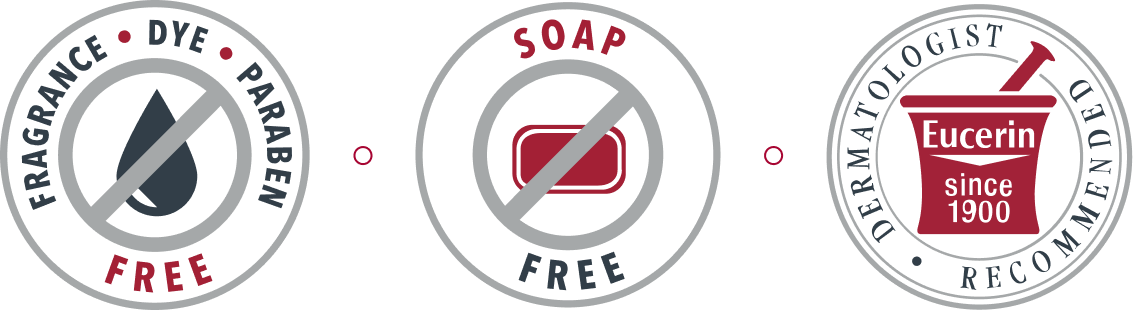 Eczema cream body wash icons