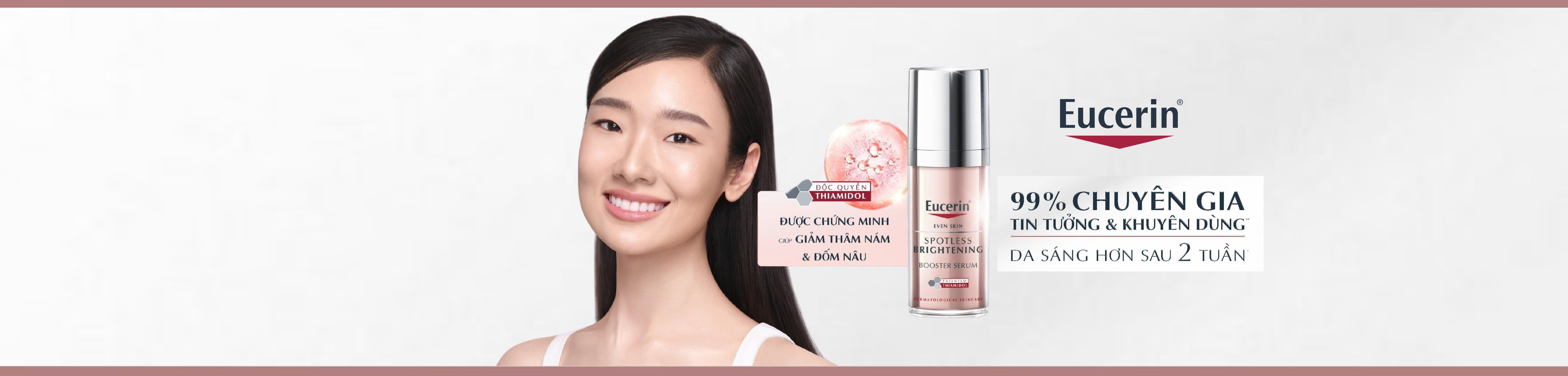 Dòng sản phẩm trị nám dưỡng sáng da Eucerin Spotless Brightening