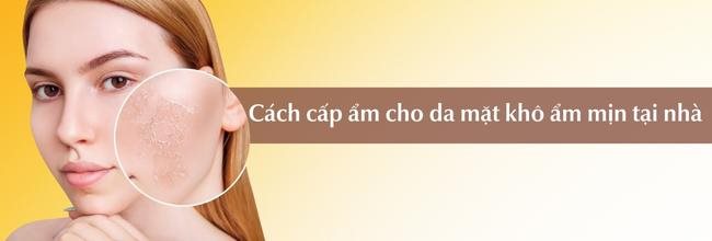 Cách cấp ẩm cho da mặt khô tại nhà