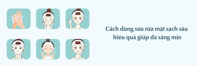 Cách dùng sữa rửa mặt đúng chuẩn, hiệu quả