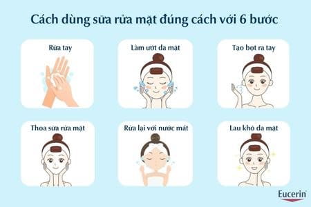 Cách dùng sữa rửa mặt sạch sâu hiệu quả giúp da sáng mịn