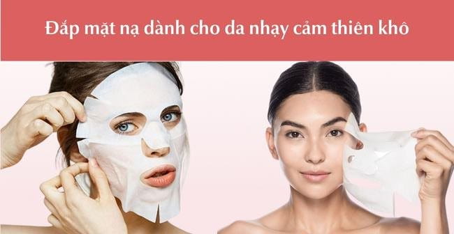 Đắp mặt nạ cấp ẩm, dưỡng da